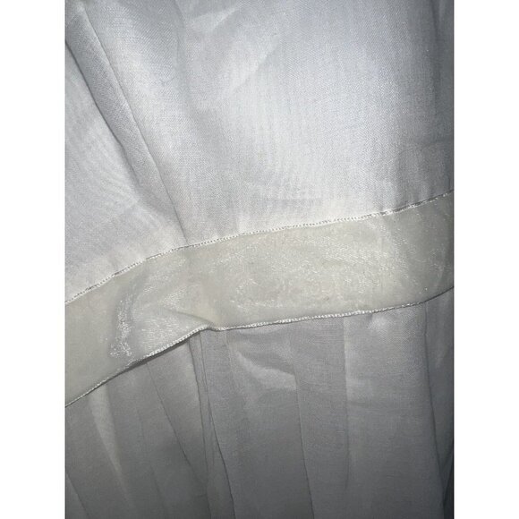 VINTAGE Wedding Dress Prairie Size Small Antique Lace Bridal Ladies Q - Picture 5 of 15